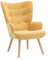Vente-unique-Sessel - Stoff - Senfgelb - VATELY