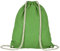 Veproli Baumwoll Turnbeutel Sportbeutel Zuziehbeutel Gymsack Sack Jute Schule Rucksack (Maigrün)