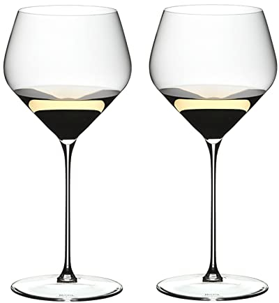 RIEDEL Veloce Chardonnay, 2er Set, klares Kristallglas, premium maschinell gefertigt