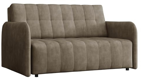 Mirjan24 Sofa Viva Grand III mit Schlaffunktion, DREI Sitzer Schlafsofa mit Bettkasten, Polstersofa, Farbauswahl Bettsofa/Couch, Sofagarnitur (Country 3)