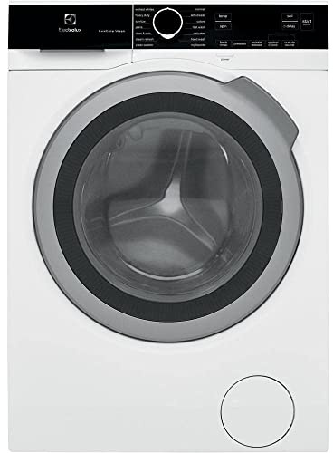 Electrolux 24 in 2.4 cu. ft. Compact Stackable Front Load Washer in White with LuxCare Wash and Steam Refresh