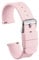sourcing map Silicone Watch Band 16mm Width Quick Release Soft Rubber Replacement Watch Strap with Stainless Steel Buckle for Men Women, Pink