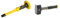 Stanley 4-18-332 Ciseau Plat 30,5 cm - Gamme Fatmax - - Acier Chrome Vanadium - Tète Parabolique- Poignée Bi matière pour Plus de Confort - Protège main & STHT0-54127 Massette, Gris