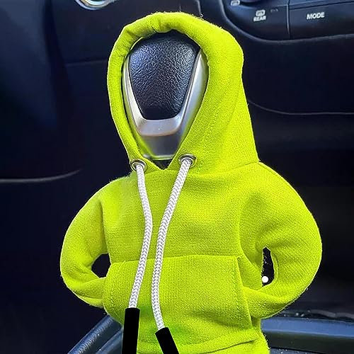 Auto Schaltknauf Abdeckung | T-Shirt für Gear Shifter für das Getriebe in Ihre Auto | Kreative Auto Schaltknauf Abdeckung Schaltknauf Hoodie | Lustige Auto Schalthebel Innenraum Dekoration Zubehör