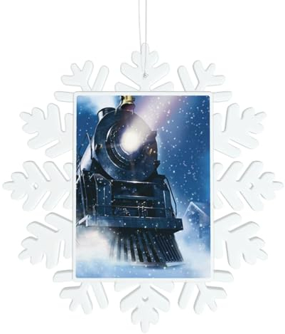 Winter Weihnachten Schnee Nacht Eisenbahn Zug Schneeflocke Dekorationen Weihnachtsdekorationen Christbaumschmuck Outdoor Weihnachtsdekorationen Innen Personalisierte Weihnachtsdekorationen
