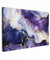 MuchoWow© Leinwand Bilder Groß 120x80 cm XXL Wanddeko Wohnzimmer Aesthetic Room Decor Deko Zimmer Wandbilder Modern Fotogeschenke Marmor - Gold - Abstrakt - Luxus - Lila