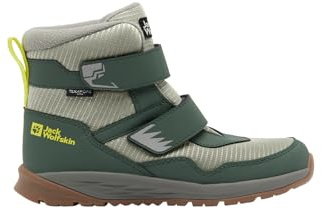 Jack Wolfskin Jungen Polar Bear-b Texapore Mid Vc K Winterstiefel, Slate Green, 38 EU