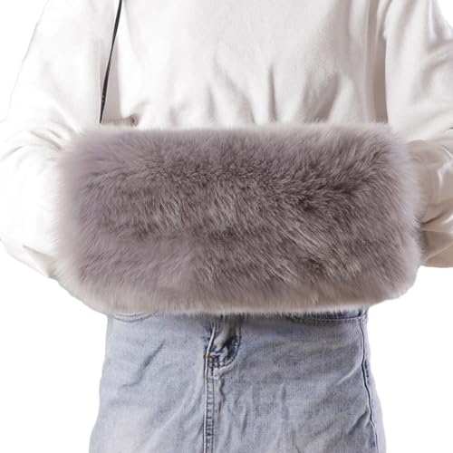LUOFANG Winter Plüsch Handwärmer für Männer und Frauen, warme Thermo Handwärmer, Handwärmer für Skifahren im Freien, Handschutz bei kaltem Wetter