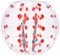 VEVOR Aufblasbarer Bump Ball Bumper Stoßball 1 STK. 1,2 m x 1,03 m, Menschlicher Kollisionsball, PVC-Körperblasen-Bounce-Ball für Outdoor-Aktivitäten, Transparent + Rote Punkte Aufblasbar Bumper Ball