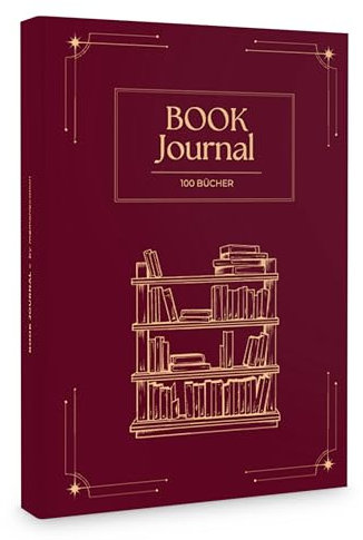 memoriecation Book Journal: Dein Lesetagebuch mit Platz für 100 Bücher - Buchjournal mit robustem Hardcover DIN A5 - Reading Journal, Lese Gadgets