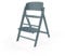 CYBEX Gold CLICK & FOLD Hochstuhl, Mitwachsend, 3-99 Jahre, Verwendbar ab Geburt durch separate Aufsätze, Buchenholz, Stone Blue