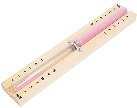 OKUMEYR Holzsanduhr Für Saunaraum Trockendampfbad-Sanduhr-Timer -Timer Saunauhr- - Aus Holz Für Sauna Und Trockendampfbad