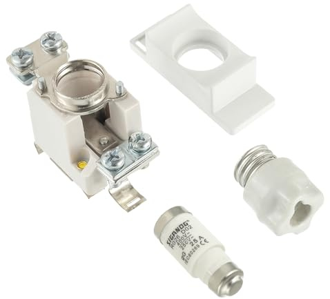 SIGANDG D02 25A Neozed Sicherungssockel Set mit Schraubkappen Sicherungen
