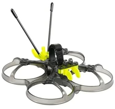 Whoop Frame 25 Whoop 2,5 Zoll 104 mm T700 Kohlefaser Cinewhoop Rahmen kompatibel mit Vista HDzero Analog RC FPV Freestyle Drohne (Gelb)