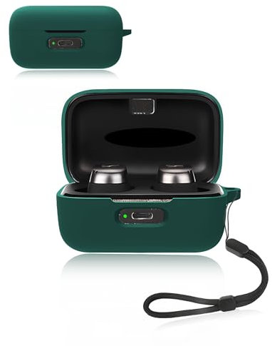 Protective cover for Sennheiser MOMENTUM True Wireless 4 Earbuds,Soft Silicone Case with Waterproof, Shockproof & Scratch-resistant,ideal for Daily Protection,Green
