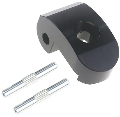 CERFFOOL Fibbia di blocco del gancio pieghevole monopattino per Xiaomi M365/M365 Pro Stabile Robusto Durevole Accessori per Scooter Elettrico (Lega di alluminio, Nero)