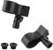 Lyreh 2pcs Pince Microphone Large, Pince Micro Réglable pour Microphones avec Plage de Diamètre Extérieur de 32mm à 60mm avec Adaptateurs à Vis pour Micros Sans Fil et Filaires(Noir)