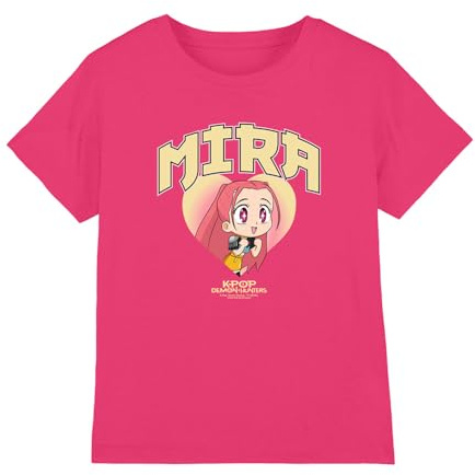 Kpop Demon Hunters Unisex Kids Kpop Demon Hunters - Huntrix Mira Collegic Kids T Shirt T-Shirt