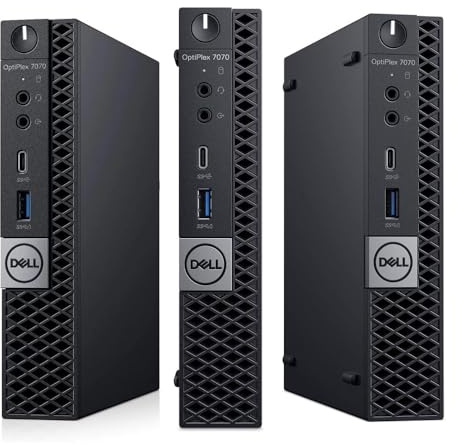Dell Optiplex 7070 Micro Mini Tiny PC Computer USFF i5-9500T Wi-Fi Bluetooth Windows 11 Pro (8GB - 500GB HDD)