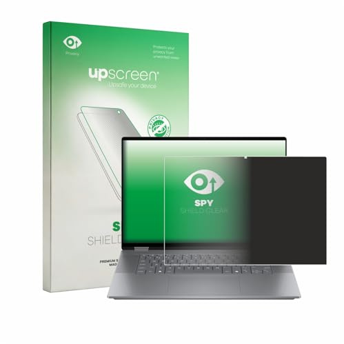 upscreen Anti-Spy Blickschutzfolie für HP OmniBook X Flip 2-in-1 AI 16-cc0796ngx Made in Germany, Privacy Screen-Folie [Sichtschutz, Blaulichtfilter]