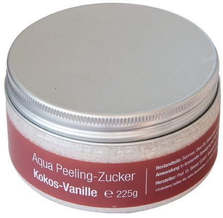 Finnsa Aqua Peeling-Zucker 225g, Kokos-Vanille