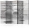 decomonkey Paravent Raumteiler Innen 3D Effect Holz 225x172 cm 5 Teilig Beidseitig Room Divider Wall Raumteiler Stehend Trennwand Sichtschutz Spanische Wand Sichtschutzwand Wohnzimmer Holz Kugel
