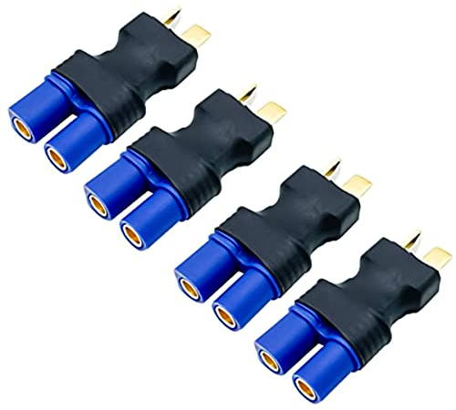 FLY RC 4-Pack Deans T Männlich Stecker auf EC3-Buchse Stecker Adapter für RC LiPo-Batterie