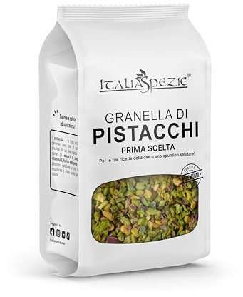 Granella di Pistacchio 300 g - Primissima qualità - Italia Spezie® - Frutta secca - Granella