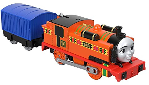 Thomas & Friends FXX47 Thomas and Friends Trackmaster Motorised Nia Toy Train, 3-Year Old, Multi-Colour