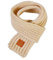 Ranvi Kinderschal, warm im Herbst und Winter, handgestrickter Flaum, beige