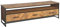 TV Möbel Accent 180 cm Schubladen Sideboard Kommode Board Teakholz Metall