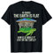 Flat Earth Society T Shirt Turtle Elephants Men Women Gift T-Shirt