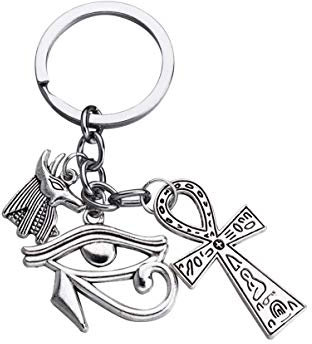 Porte-clé Égyptien Créatif Avec Symbole Antique Porte-clés Rétro Détails Exquis Pour Décoration De Sac Et Clés Unique Pour Amateurs Égypte