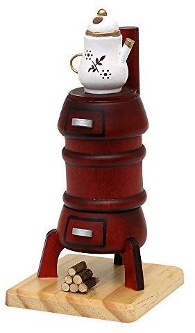 Deko-Geschenke-Shop Räucherhaus braun Räuchermann Backofen Räucherofen farbig 16 cm Räucherfigur 40771