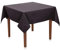 Tischdecke Uni Polyester - Einfarbig, Pflegeleicht, Bügelfrei, Tischtuch, Tischwäsche, Privat, Restaurant, Hotel, Handgefertigt, Made in Europa (Anthrazit, 130x130 cm)