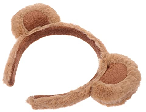 FOMIYES Plüsch Bär Ohr Kopfband: Gefüllte Tierohren Haarreifen Niedlichen Haarband Ostern Fotokabine Requisiten Haar Zubehör für Erwachsene Kinder