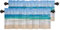 BaoNews Summer Vacation Kitchen Valances for Windows,Ocean and Tropical Sandy Beach Hawaii Blackout Valances Curtains Multilayer Polyester Drapes for Kitchen Bedroom 2 Pack 52X18 Inches