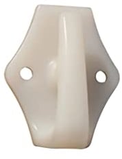 TENDAGGIMANIA Accessori Camion Ganci Furgone - 1 Gancio a 2 fori Modello Cobra in PVC per Corde Elastiche - Ganci per Teli e Teloni Camper, Ganci per tende Camion, Furgone