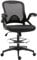 Vinsetto Bürostuhl Ergonomischer Schreibtischstuhl mit Hochklappbaren Armlehnen und Verstellbarer Fußring, Höhenverstellbarer Drehstuhl Zeichenstuhl mit Wippfunktion, Netzbespannung Schwarz