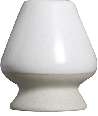 Fonowx Keramik Teebesenhalter Teezeremonie Matcha Besenhalter Teebesenhalter Professioneller Gebrauch, Weiß