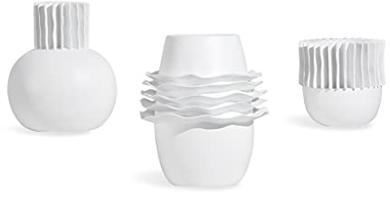 Vasen Modernes, minimalistisches Vasen-Set, Origami-Stil, Flaschendekoration, Zimmer, Zuhause, Esstisch, Blumenarrangement, Behälter, Büro, Vase, Dekoration, dekorative Blumenvase