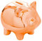 Spardose Kinder Personalisiert, Sparschwein Hochzeit, Baby Mädchen Jungen Kinder Sparschwein Groß, Sparbüchse, Piggy Bank, Trinkgeld Spardose Keramik, Hochzeitsgeschenke für Brautpaar (Roségold)