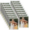Hoikwo Cadre Photo 20x25 cm lot de 18, Cadre Photo Blanc Classique et Élégant à Bord Étroit pour Affichage Mural ou Sur Table, pour le bureau, le salon et la chambre à coucher