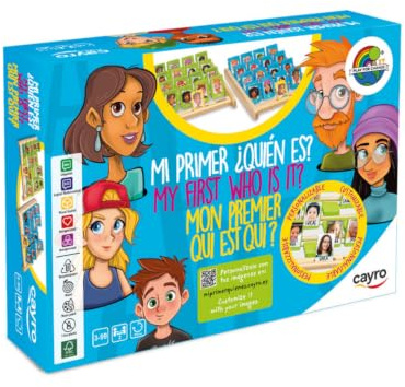 Cayro – My First Wer ist er? - Discover Who's Who - Brettspiel für Kinder - 2 Spieler - 3-99 Jahre