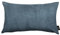 McAlister Textiles Matter Samt Knife Edge | Sofakissen mit Füllung in Petrol Blau | 50 x 30cm | erhältlich in 25 Farben | griffester Samt | pralles Samtkissen
