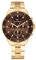 Tommy Hilfiger Multi Zifferblatt Quarz Uhr für Damen mit Goldfarben Edelstahlarmband - 1782709