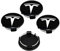 ZGCYK 4 Stück Radnabenkappen für Tesla Model 3 Model Y Model S Model X Model 3 Highland 56MM Felgendeckel Radkappen Reifen Felgen Radnabenabdeckung Zubehör