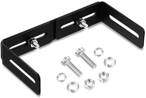 Zonon 1 Set Adjustable Universal Mounting Bracket for Cb/ham Radio, 6-10 in | Adjustable Universal Mounting Bracket for Cb/ham Radio Transceiver & Scanners Cb Radio Mount, Adjust from 6 to 10 in Width