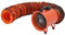 MINRS Ventilateur de chantier, 250 mm, ventilateur axial, ventilateur industriel, ventilateur de construction avec tuyau de 10 m, 3300 tr/min, extraction de poussière, 320 W, 220 V, pour usines,