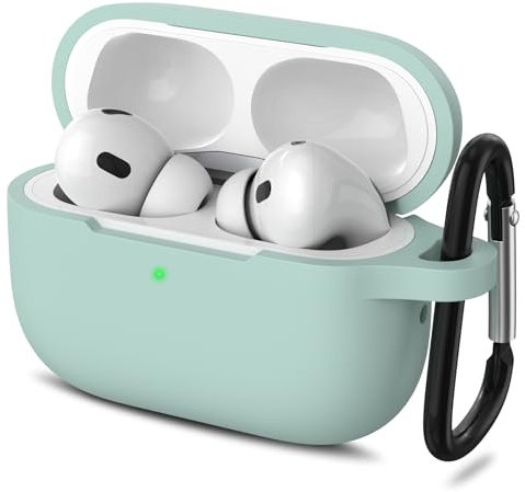 Mugust Para Airpods Pro 2ª generación caso cubierta, grado militar a prueba de golpes funda protectora para mujeres hombres para Apple AirPods Pro Gen 2(2022) (color brumoso)